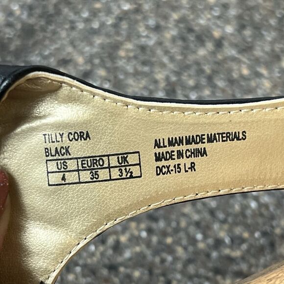 Michael Kors Black Synthetic Thong Sandals Womens/Youth 4 Embellished Sling Back - Picture 10 of 10